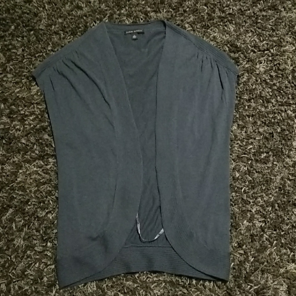 EUC Banana Republic blue/grey open sweater